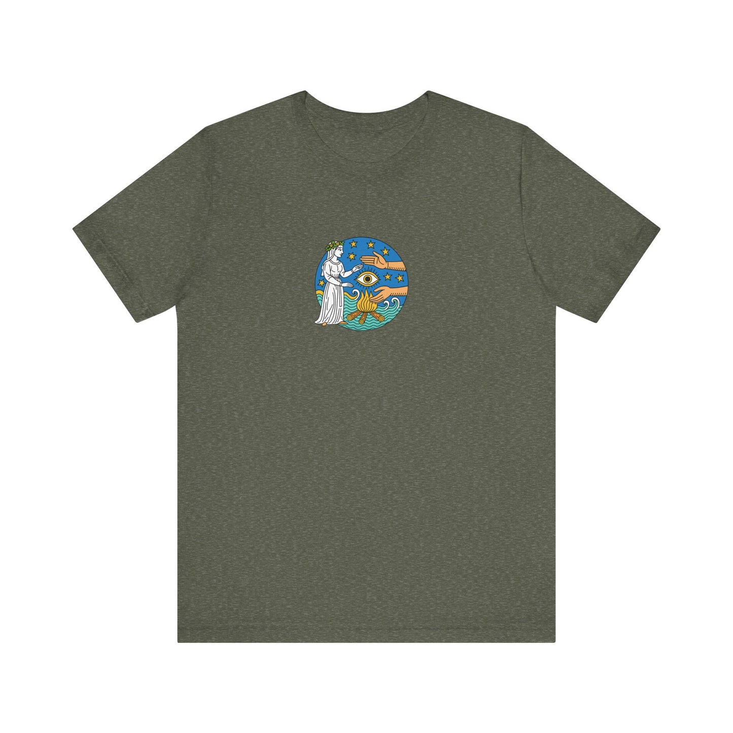 Medieval Mystic Rite of the Firewatcher LOGO T-shirt