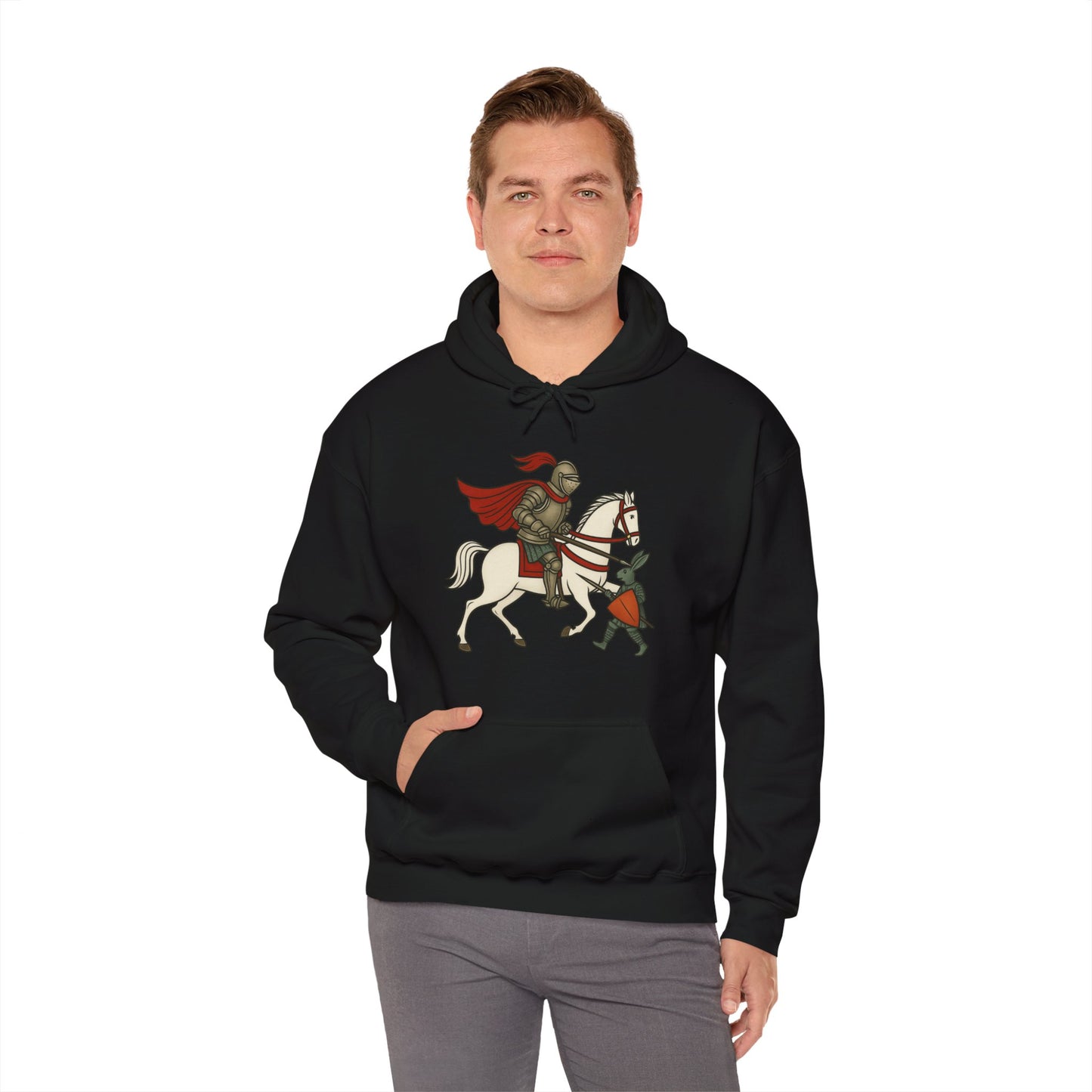 Knight & Hare - Medieval Humor Unisex Hoodie