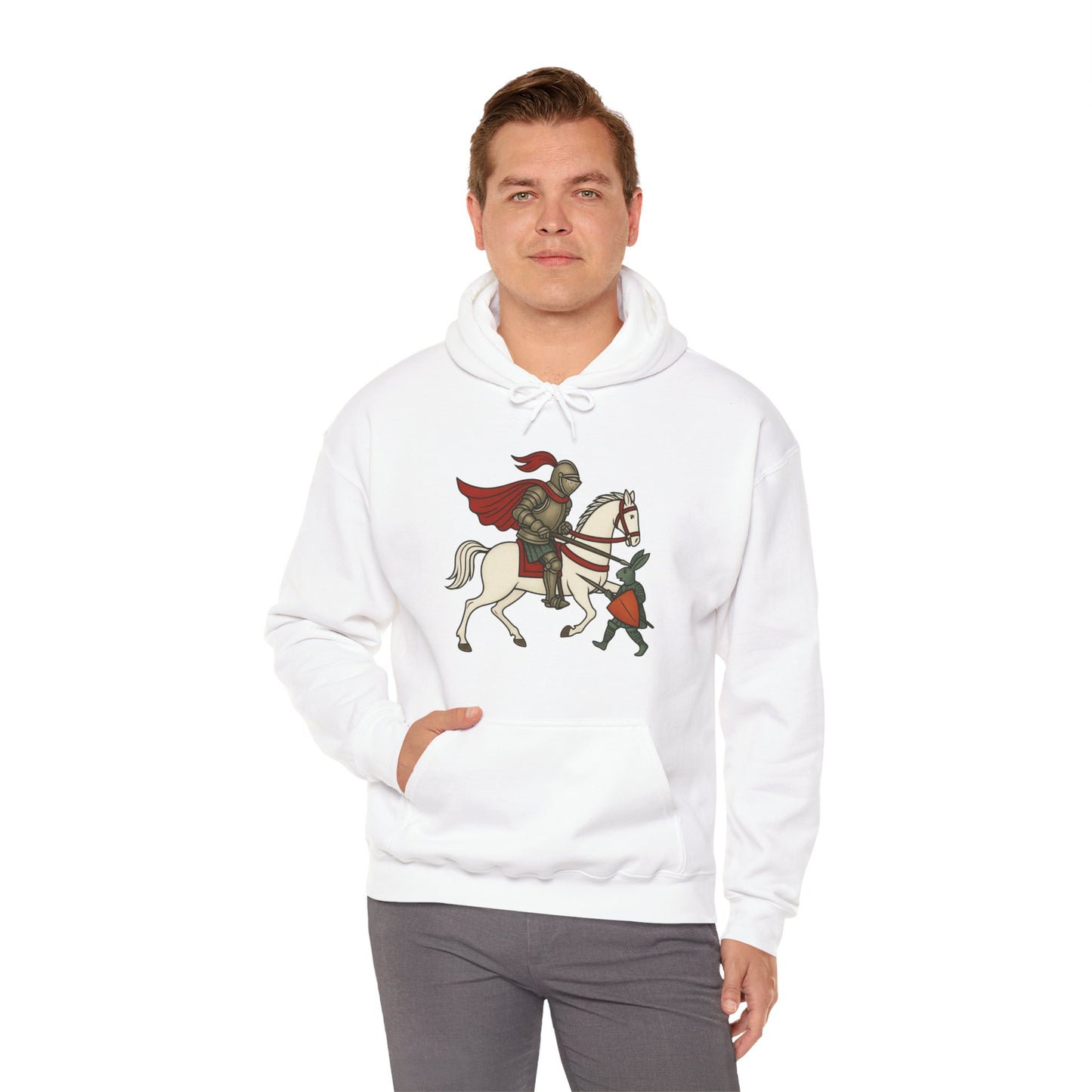 Knight & Hare - Medieval Humor Unisex Hoodie