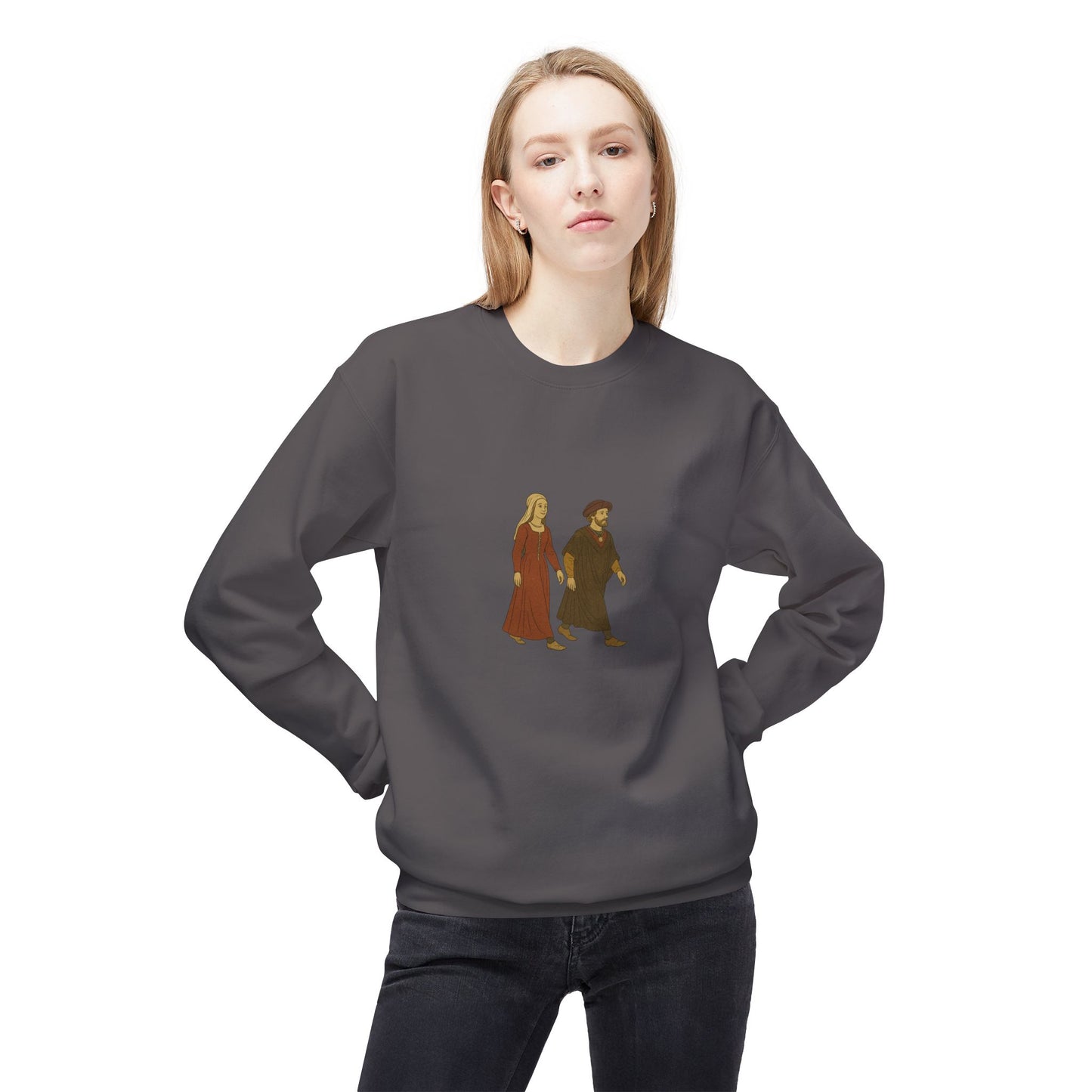 Hanseatic Art, Hansapäevad Medieval Couple Sweatshirt