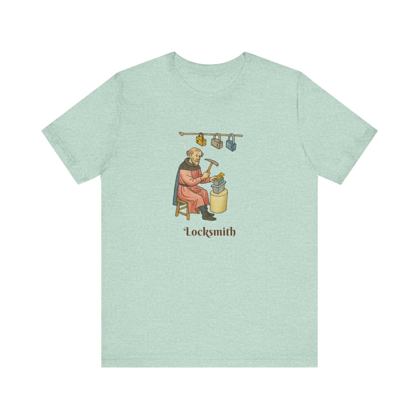 Medieval Career Series, The Locksmith Albrecht the Iron Guardian T-shirt