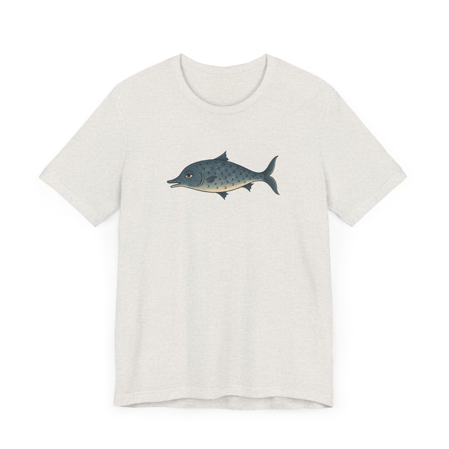 The Smiling Medieval Fish Art T-shirt