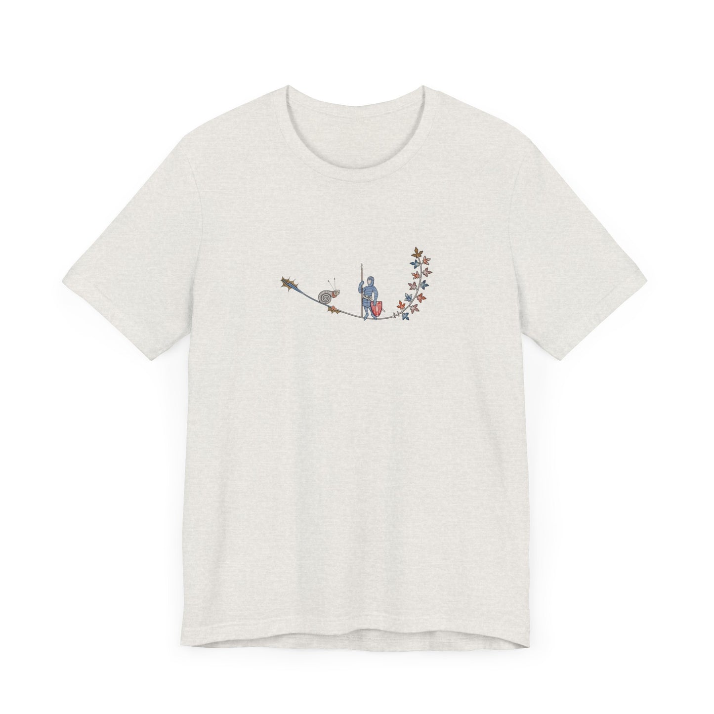 Medieval Snail vs Armed Knight, Marginal manuscript Tee
