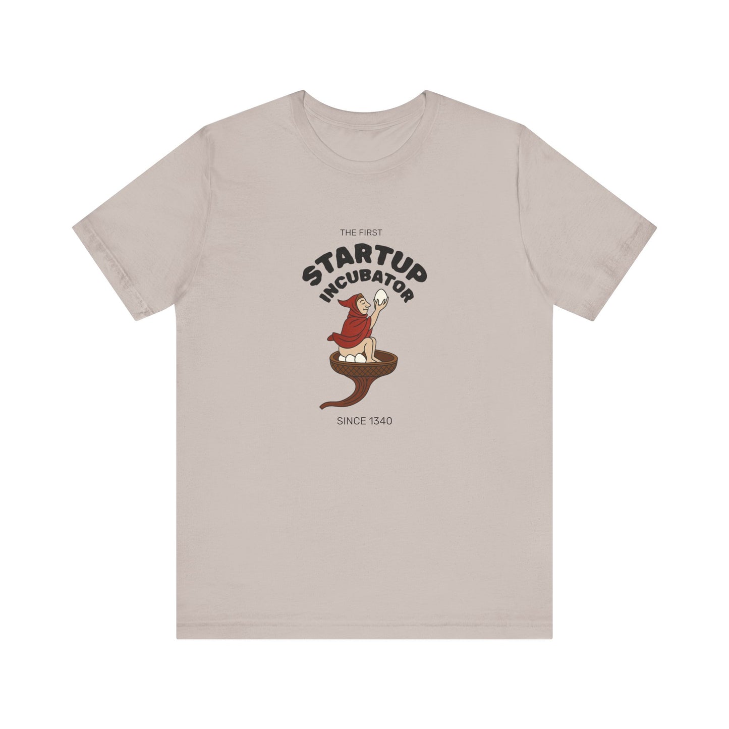 The Eggman Monk, The First Startup Incubator, Medieval Marginalia T-shirt