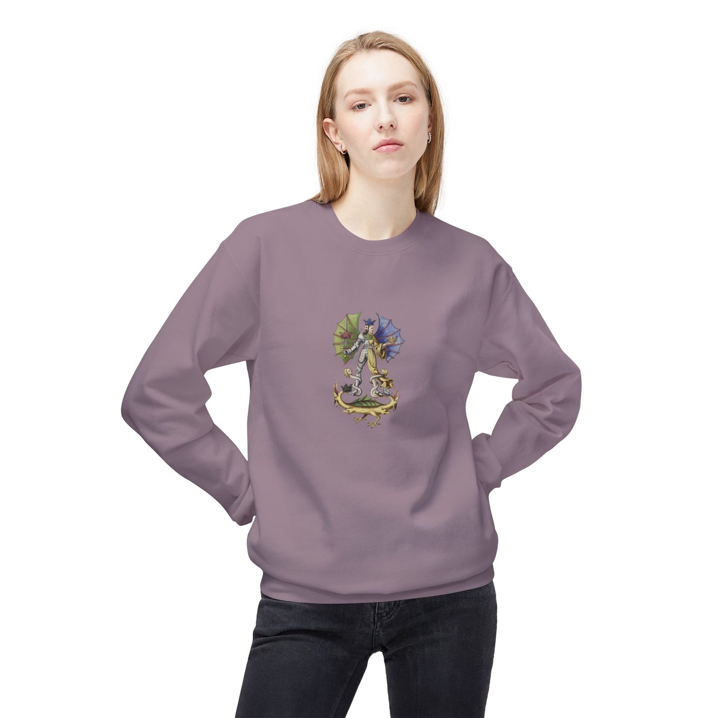 The Rebis - Alchemical Hermaphrodite 1700 Unisex Casual Sweatshirt