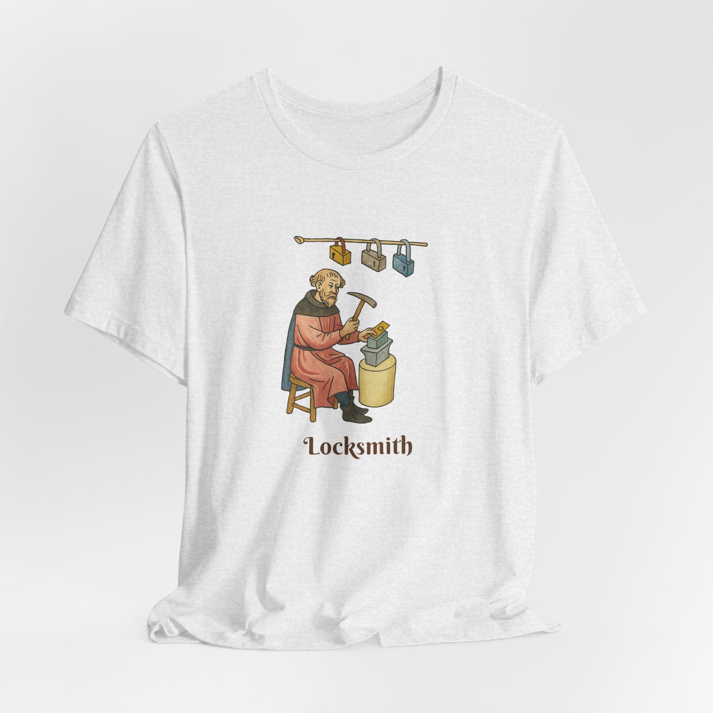 Medieval Career Series, The Locksmith Albrecht the Iron Guardian T-shirt