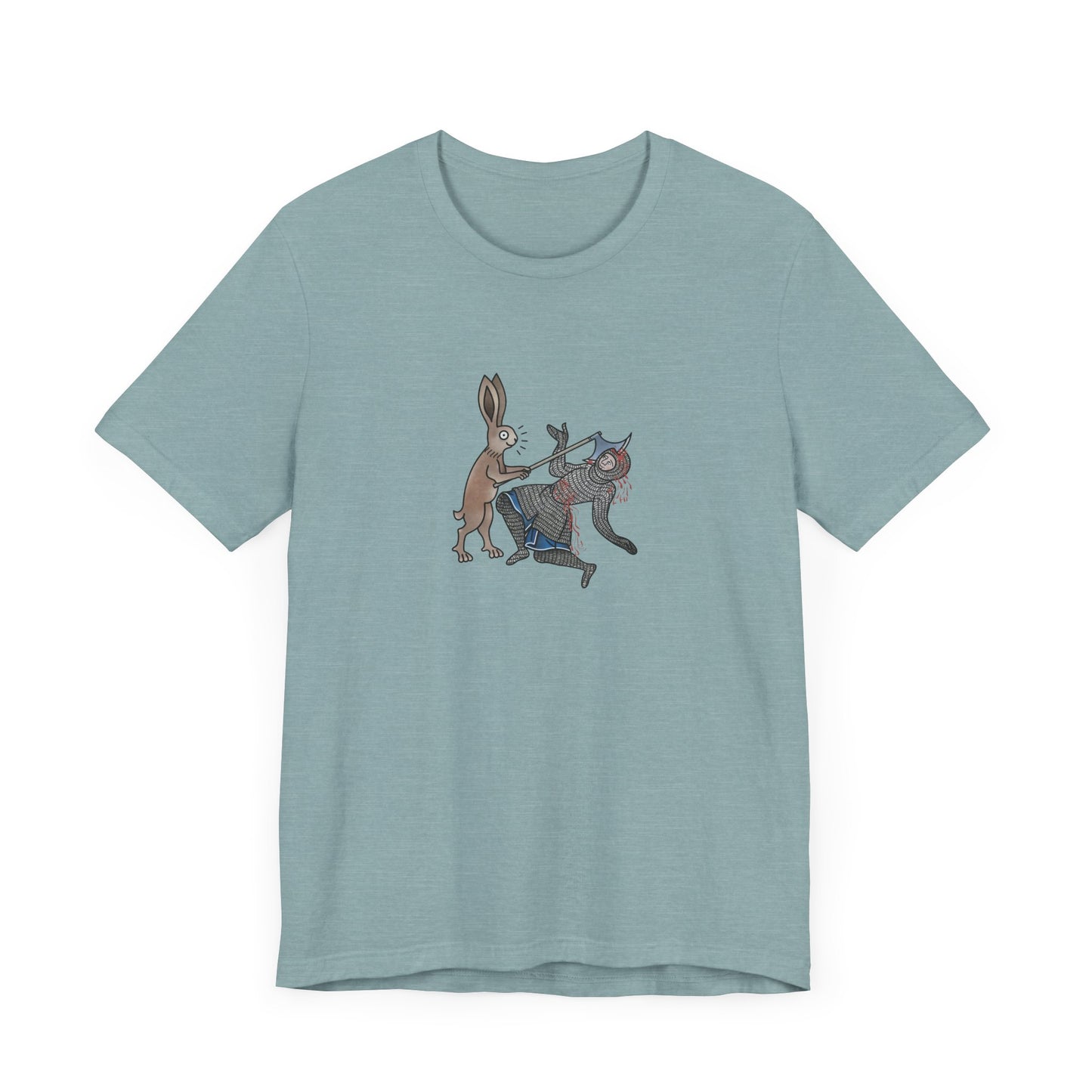 Killer Bunny, Remastered Marginalia Manuscript Art Tee