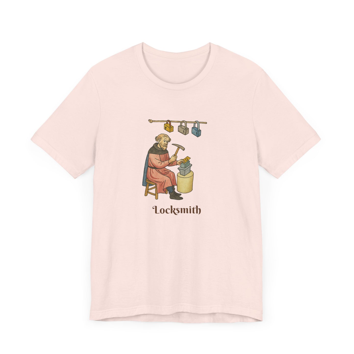 Medieval Career Series, The Locksmith Albrecht the Iron Guardian T-shirt