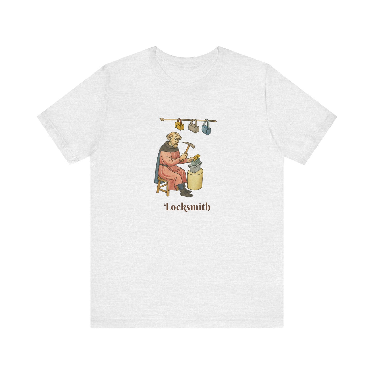 Medieval Career Series, The Locksmith Albrecht the Iron Guardian T-shirt