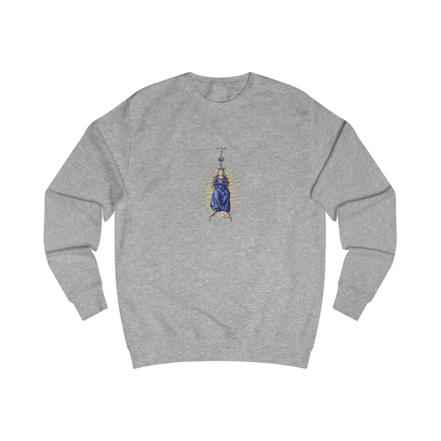 Spiritual Mary Graphic T-Shirt, Unisex Casual Sweatshirt