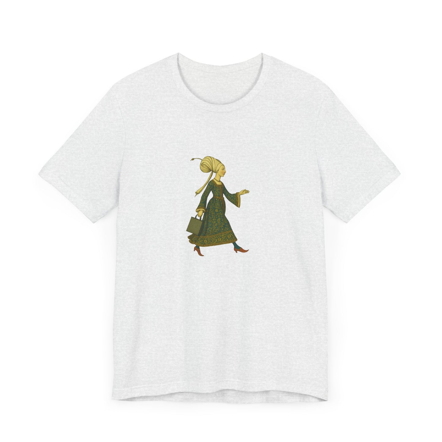 Lady of the Mall – Medieval Fashionista Unisex Heavy Cotton Tee