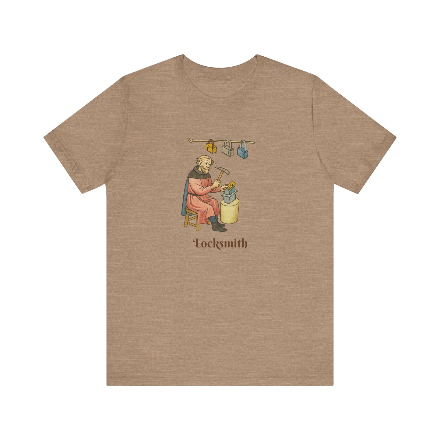Medieval Career Series, The Locksmith Albrecht the Iron Guardian T-shirt