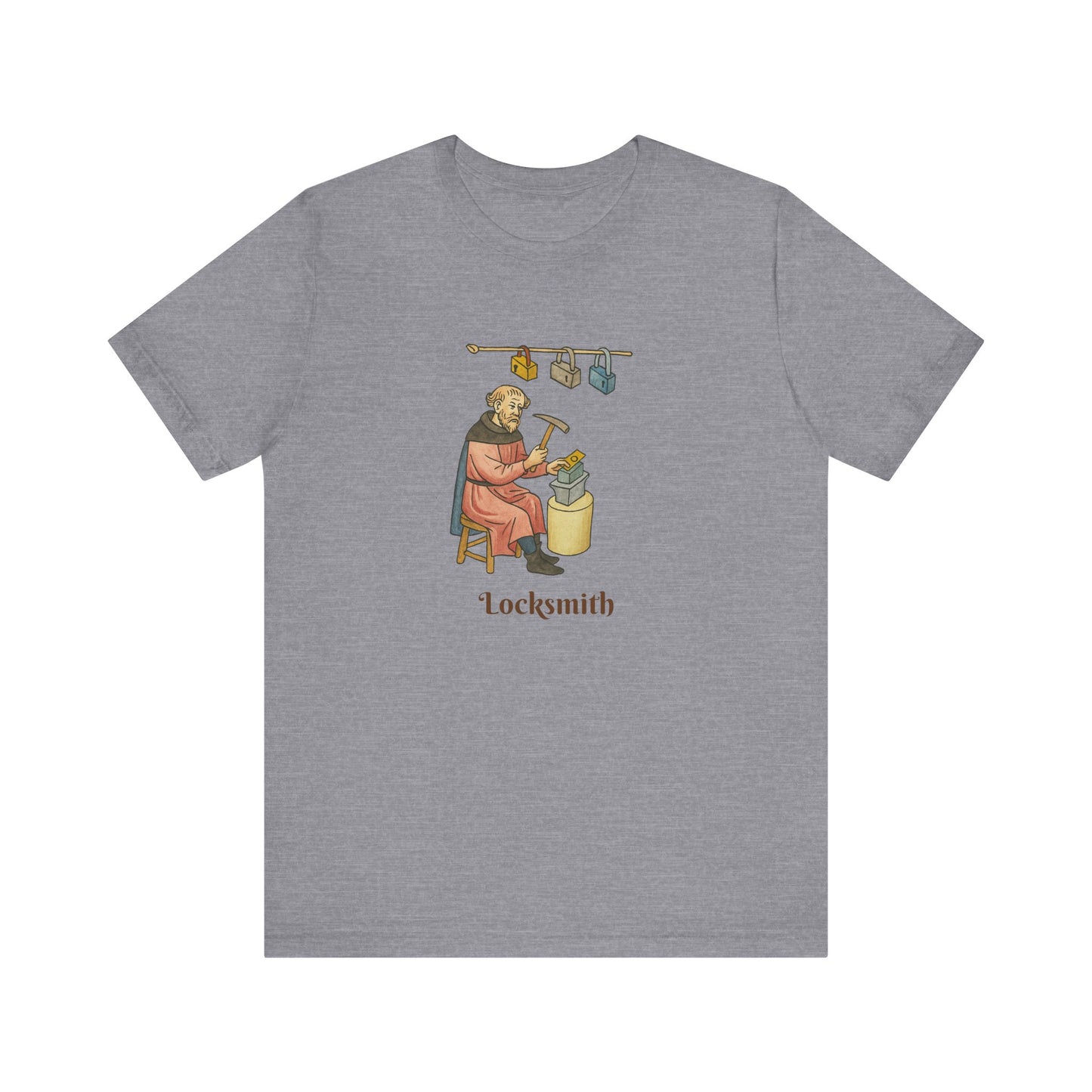 Medieval Career Series, The Locksmith Albrecht the Iron Guardian T-shirt