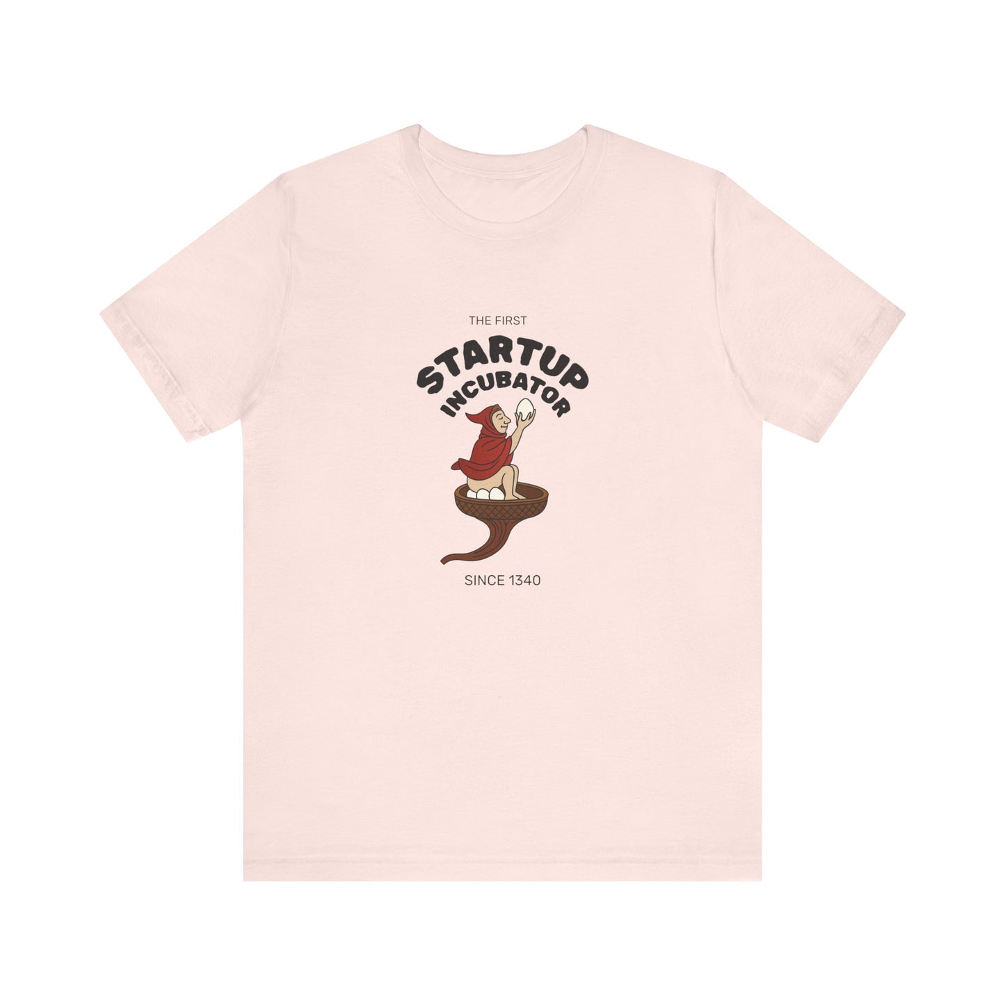 The Eggman Monk, The First Startup Incubator, Medieval Marginalia T-shirt