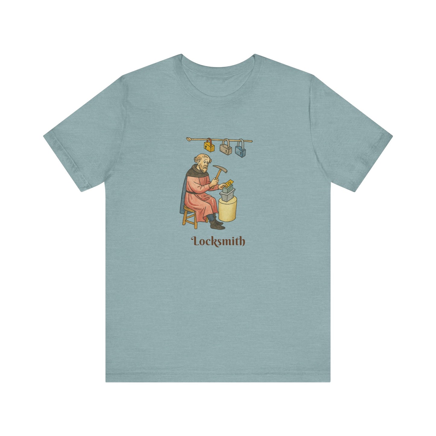 Medieval Career Series, The Locksmith Albrecht the Iron Guardian T-shirt