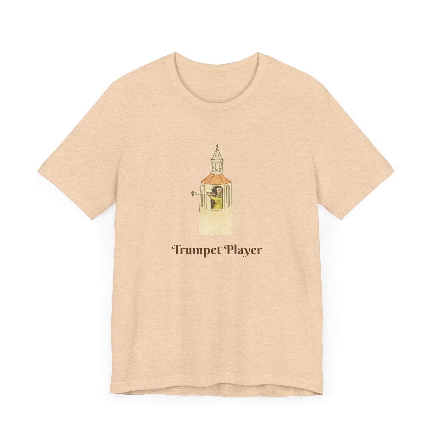 The Trumpet Player, Medieval Career Series, Peter the Bell Tower Herald T-shirt