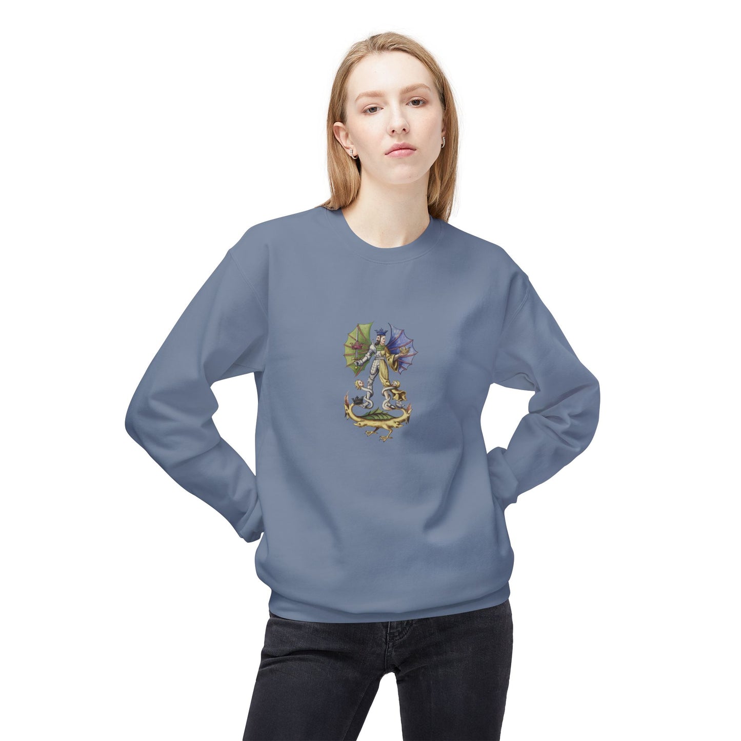 The Rebis - Alchemical Hermaphrodite 1700 Unisex Casual Sweatshirt