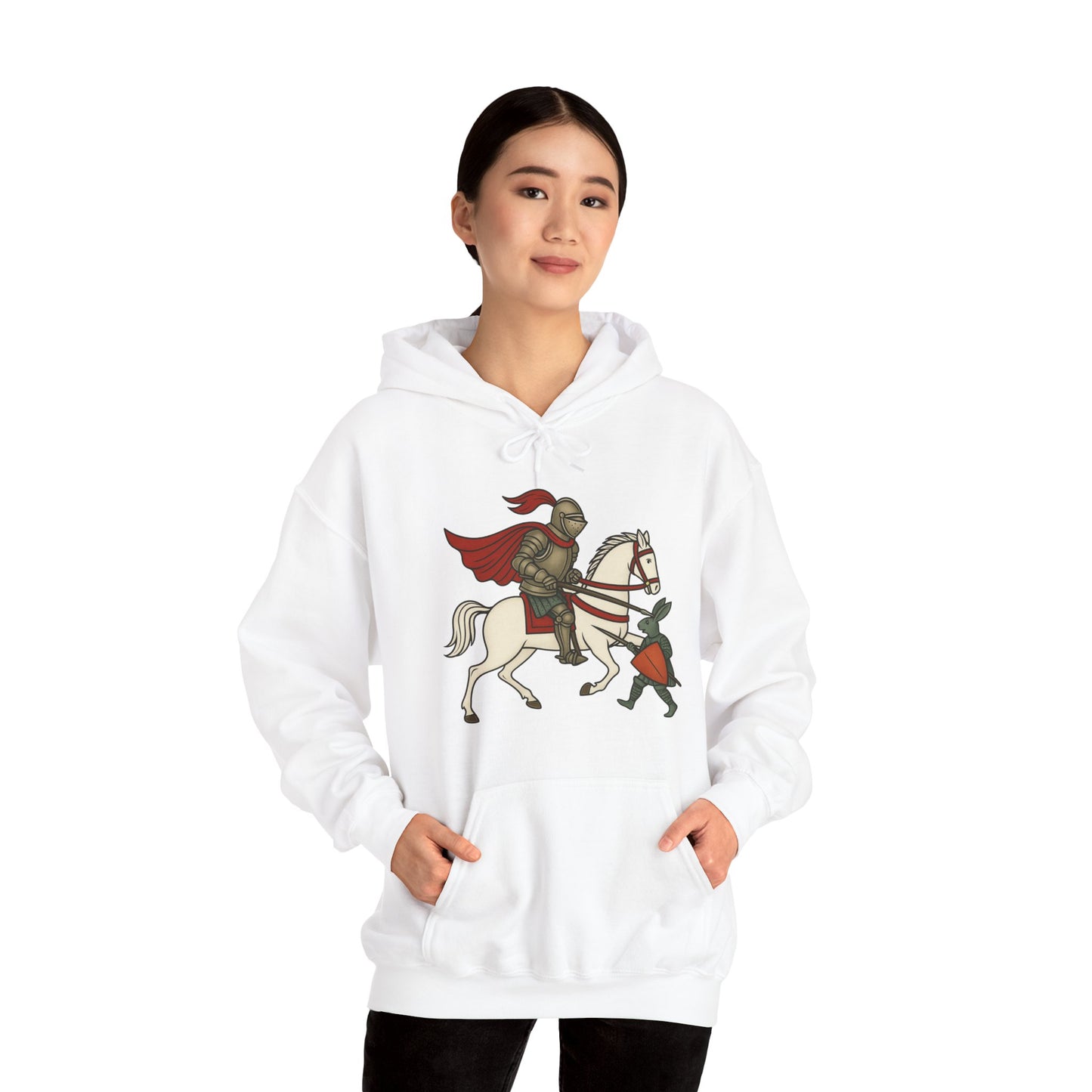 Knight & Hare - Medieval Humor Unisex Hoodie