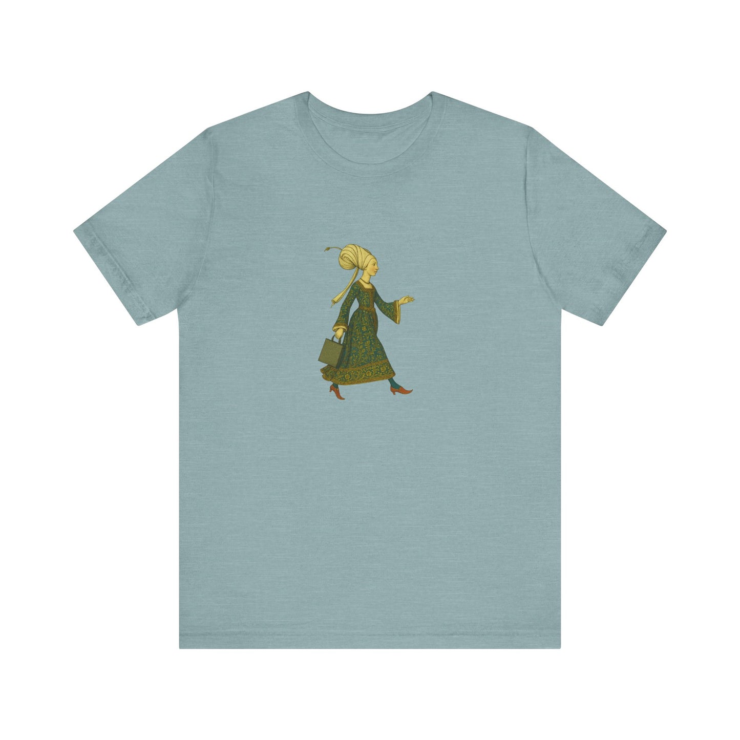 Lady of the Mall – Medieval Fashionista Unisex Heavy Cotton Tee