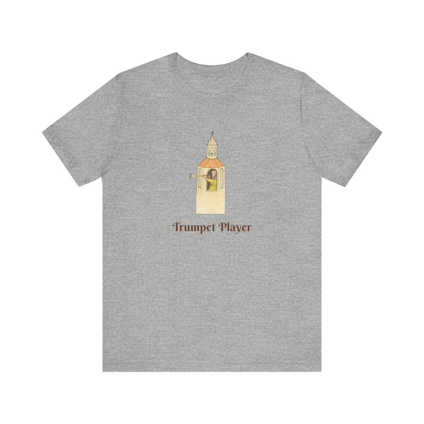 The Trumpet Player, Medieval Career Series, Peter the Bell Tower Herald T-shirt