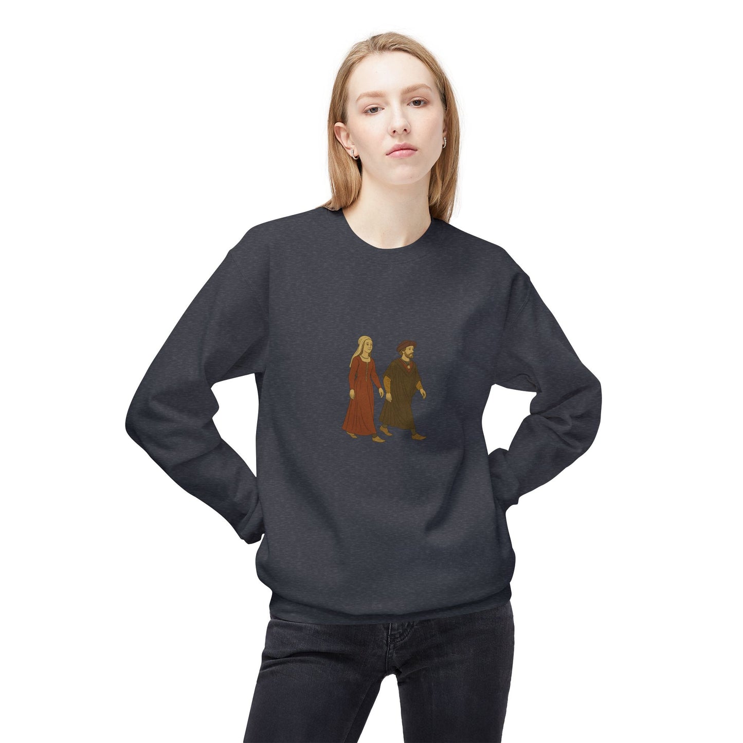 Hanseatic Art, Hansapäevad Medieval Couple Sweatshirt