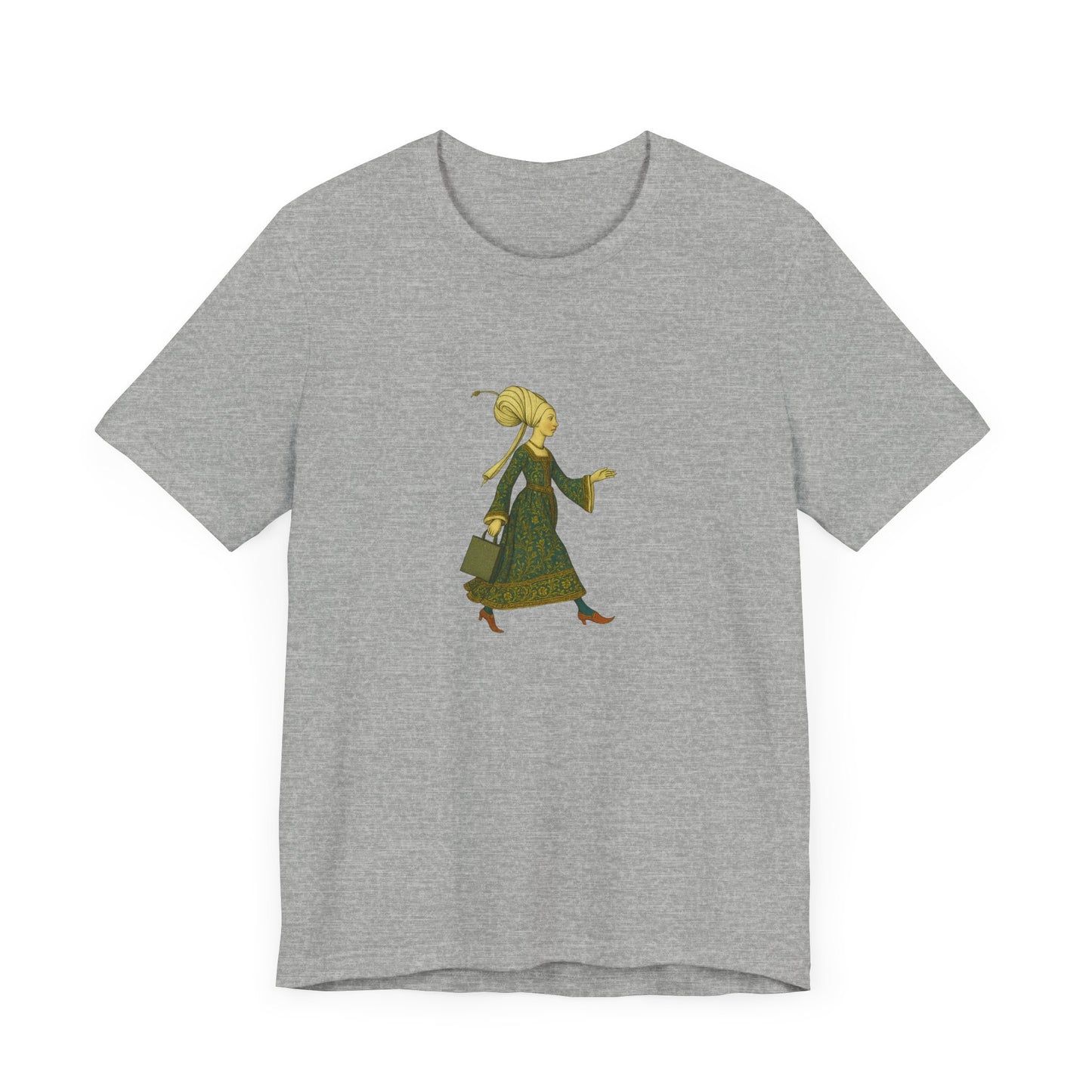 Lady of the Mall – Medieval Fashionista Unisex Heavy Cotton Tee