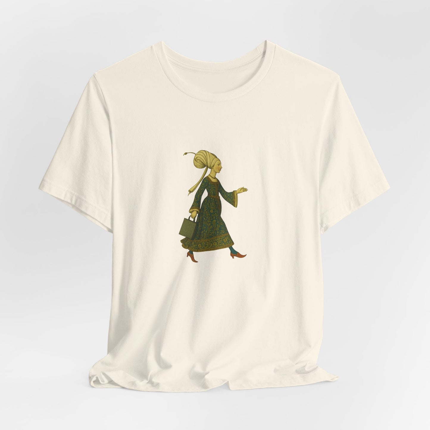 Lady of the Mall – Medieval Fashionista Unisex Heavy Cotton Tee
