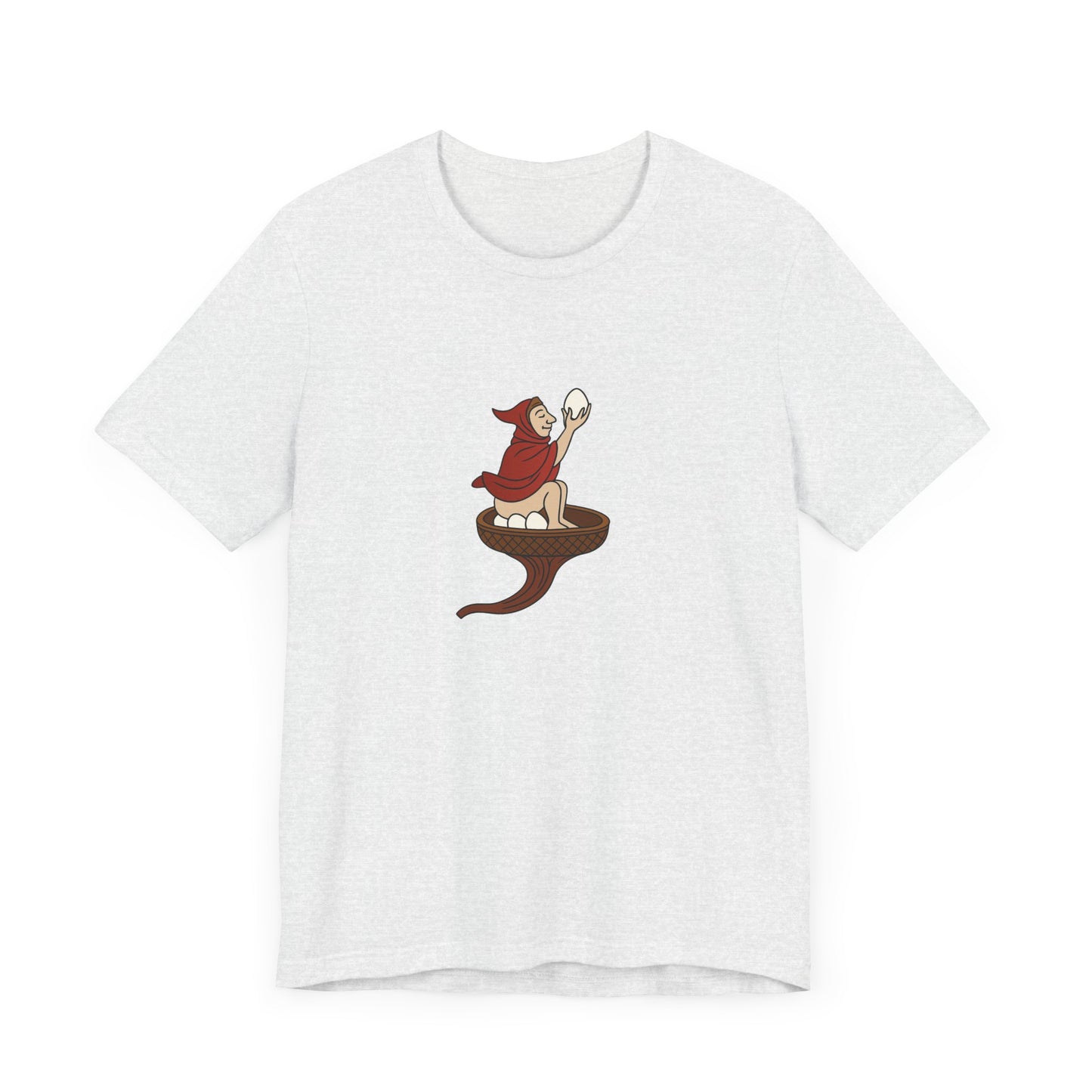 The Eggman Monk, 14th Century Medieval Manuscript T-shirt