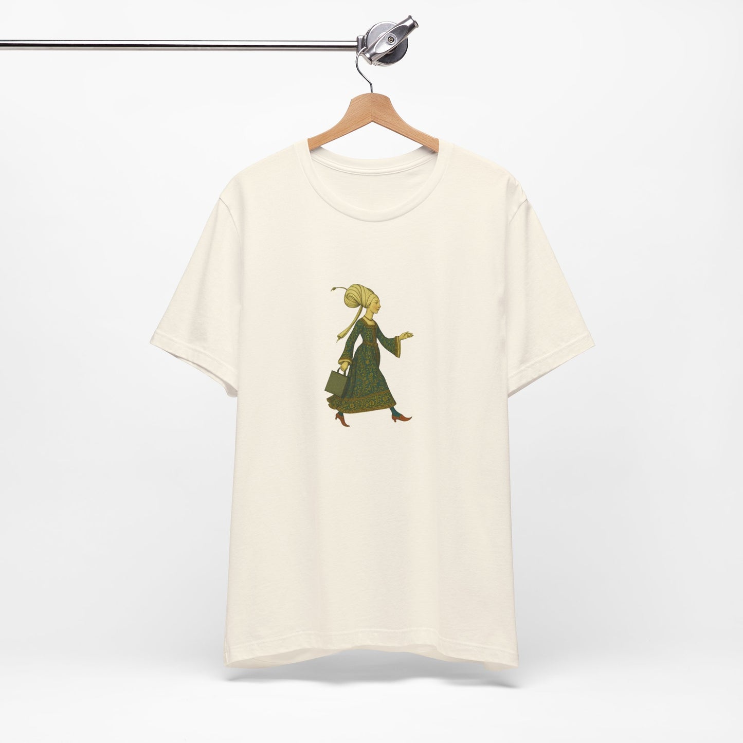 Lady of the Mall – Medieval Fashionista Unisex Heavy Cotton Tee
