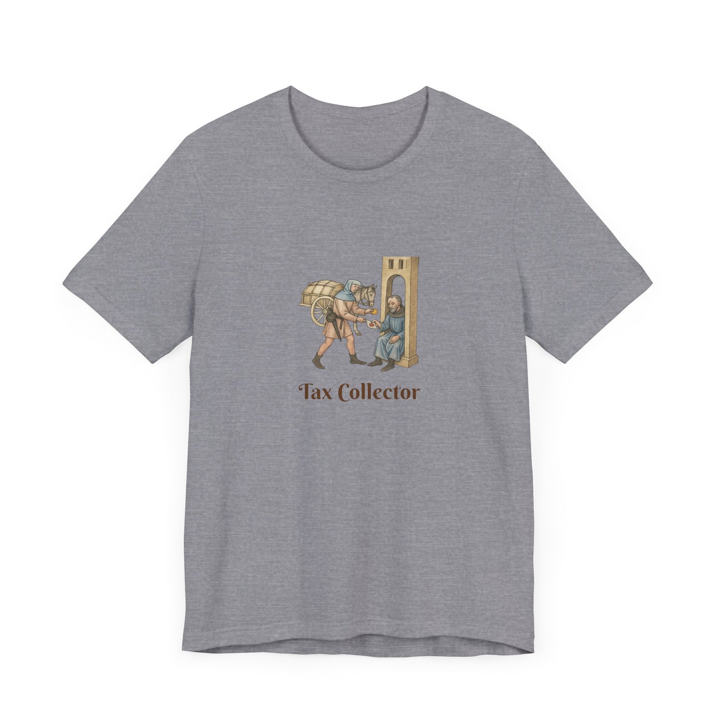 Medieval Career Series,The Tax Collector Manuscript T-shirt