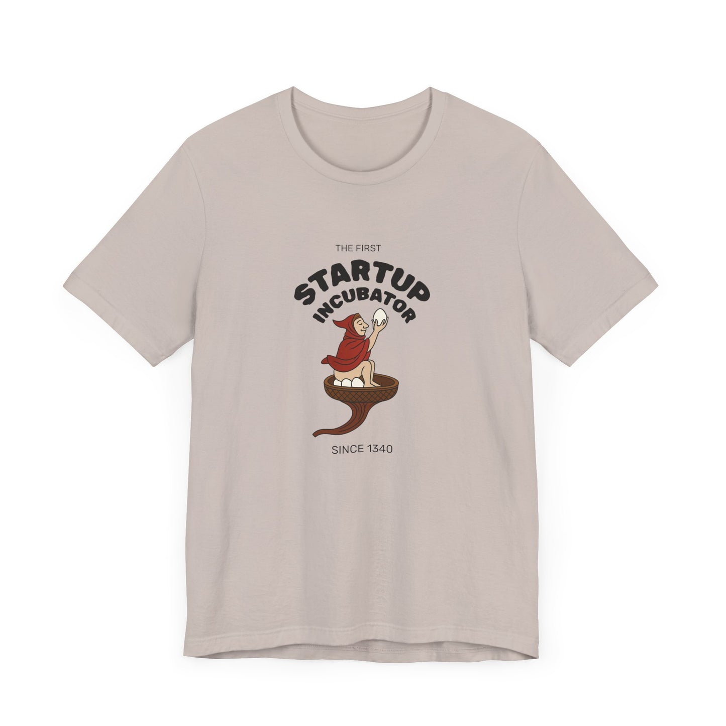 The Eggman Monk, The First Startup Incubator, Medieval Marginalia T-shirt