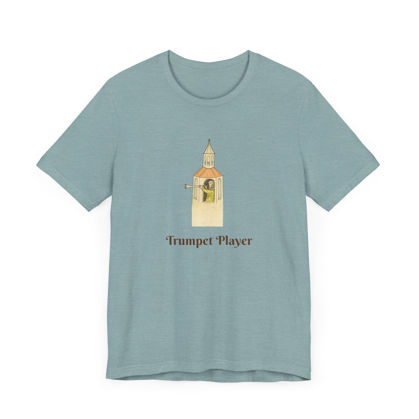 The Trumpet Player, Medieval Career Series, Peter the Bell Tower Herald T-shirt