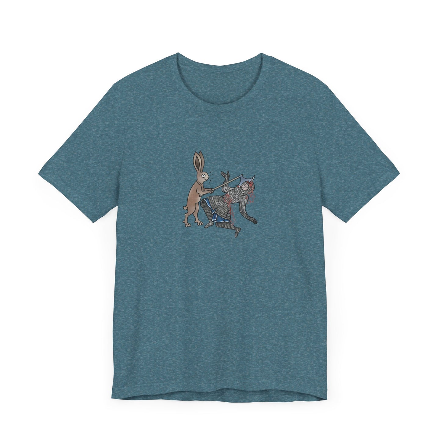 Killer Bunny, Remastered Marginalia Manuscript Art Tee