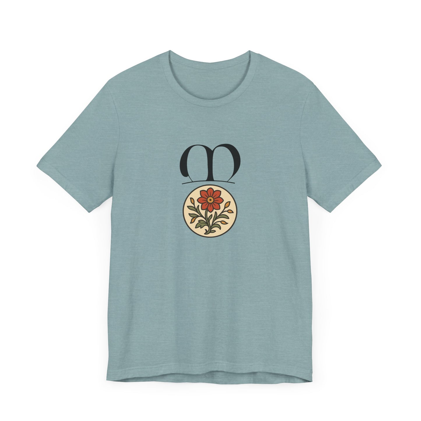 Medieval Flower, Past and Forward Original Art T-shirt