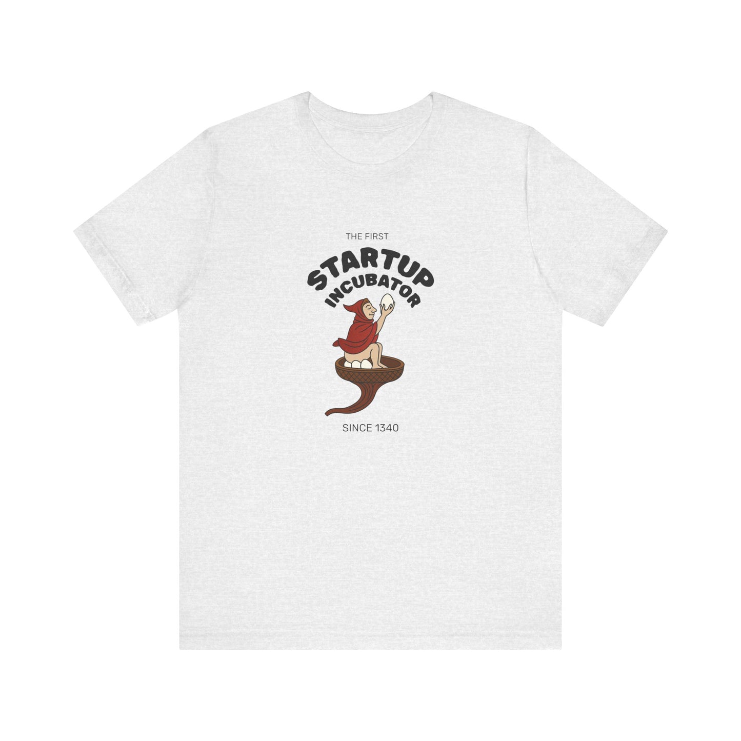 The Eggman Monk, The First Startup Incubator, Medieval Marginalia T-shirt