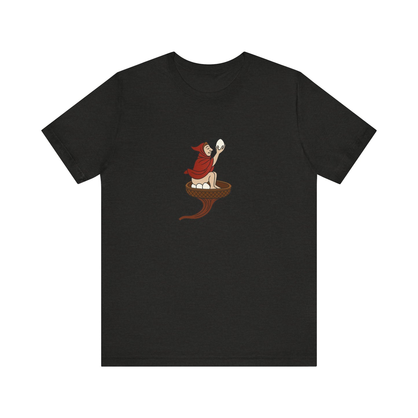 The Eggman Monk, 14th Century Medieval Manuscript T-shirt