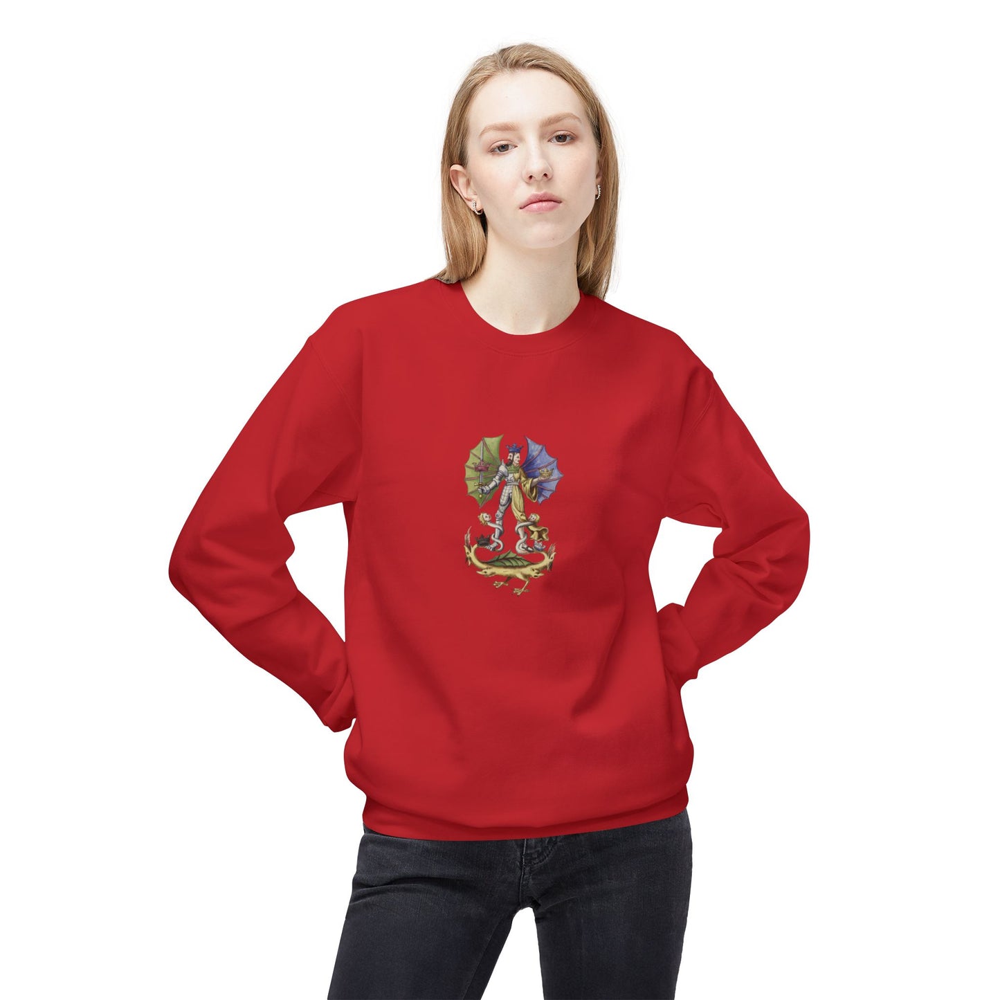 The Rebis - Alchemical Hermaphrodite 1700 Unisex Casual Sweatshirt