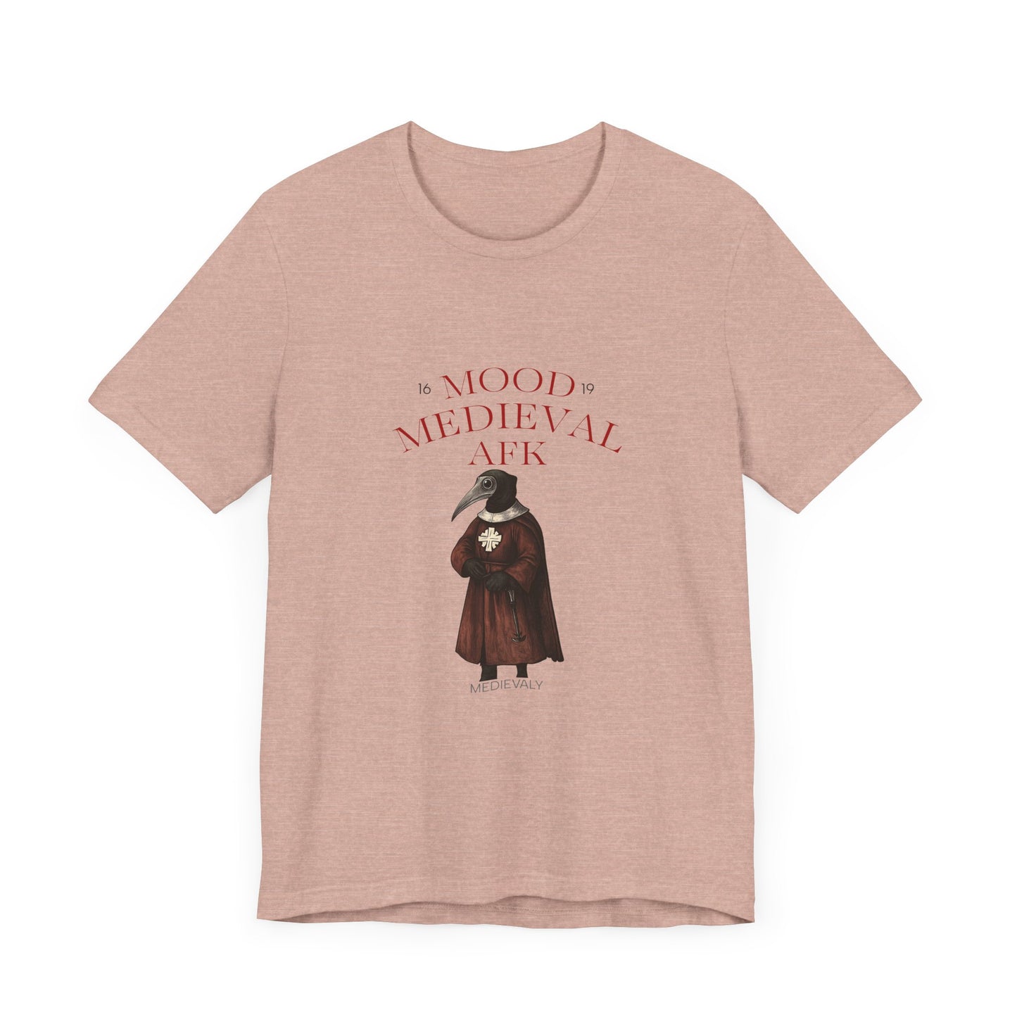 Hanseatic Art, Medieval Plague Doctor MOOD MEDIEVAL AFK Unisex Softstyle Tee