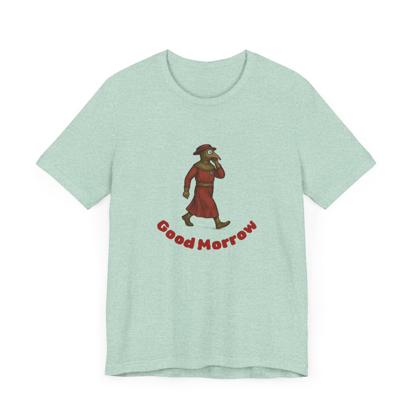 Hanseatic Art, Medieval Plague Doctor with Good Morrow Tee