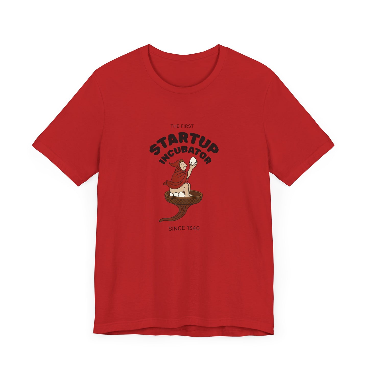 The Eggman Monk, The First Startup Incubator, Medieval Marginalia T-shirt