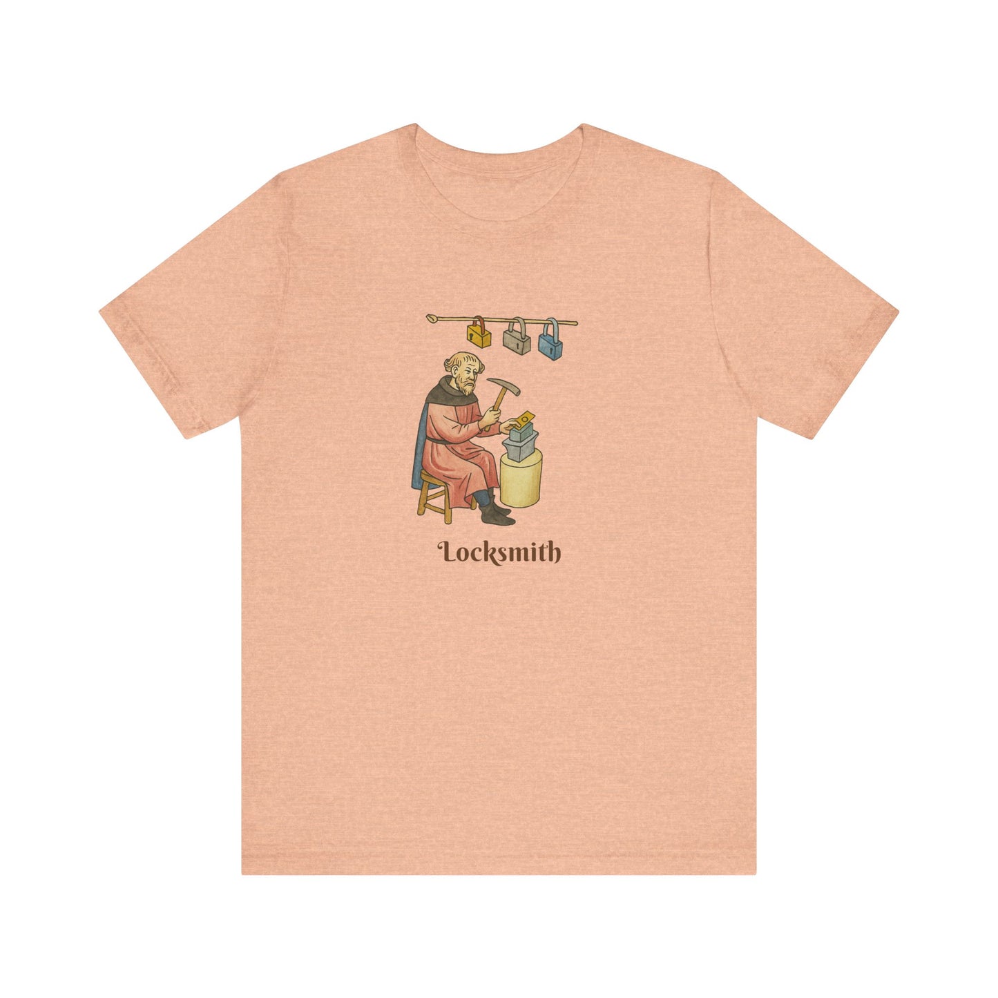 Medieval Career Series, The Locksmith Albrecht the Iron Guardian T-shirt