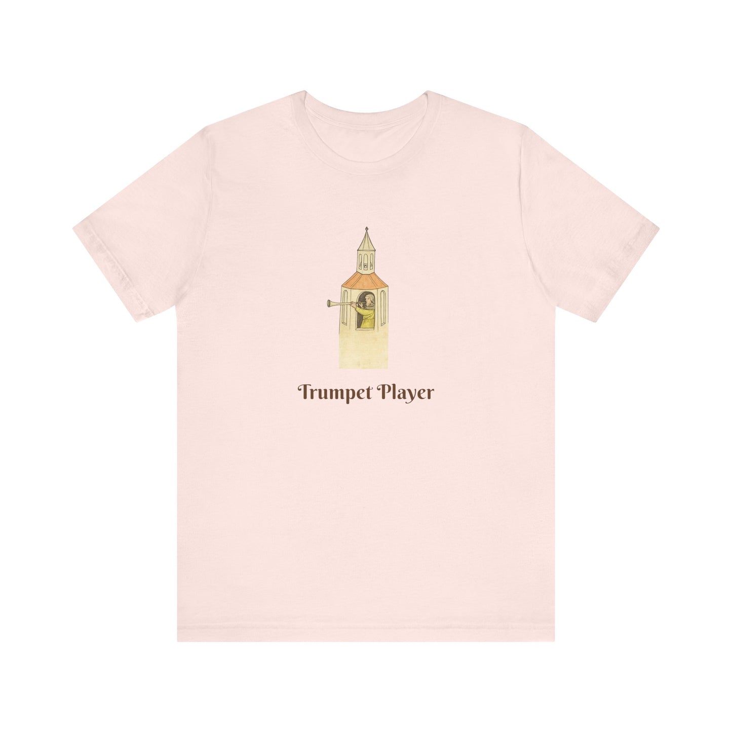 The Trumpet Player, Medieval Career Series, Peter the Bell Tower Herald T-shirt