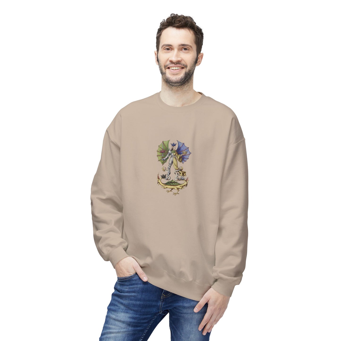 The Rebis - Alchemical Hermaphrodite 1700 Unisex Casual Sweatshirt