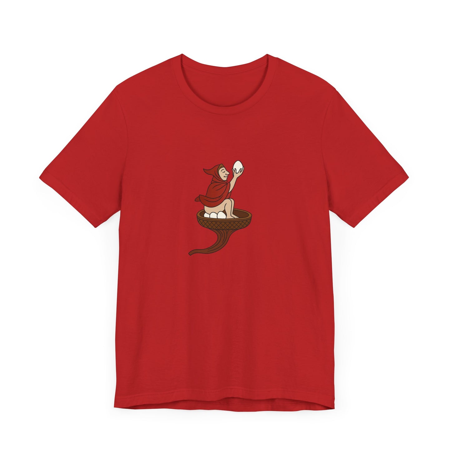 The Eggman Monk, 14th Century Medieval Manuscript T-shirt