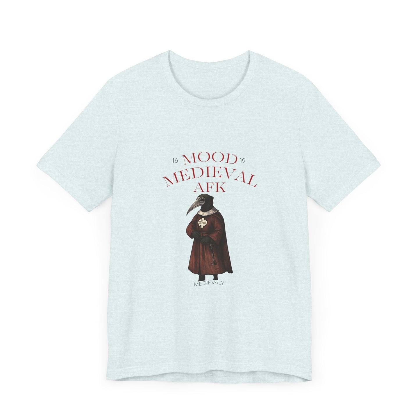 Hanseatic Art, Medieval Plague Doctor MOOD MEDIEVAL AFK Unisex Softstyle Tee