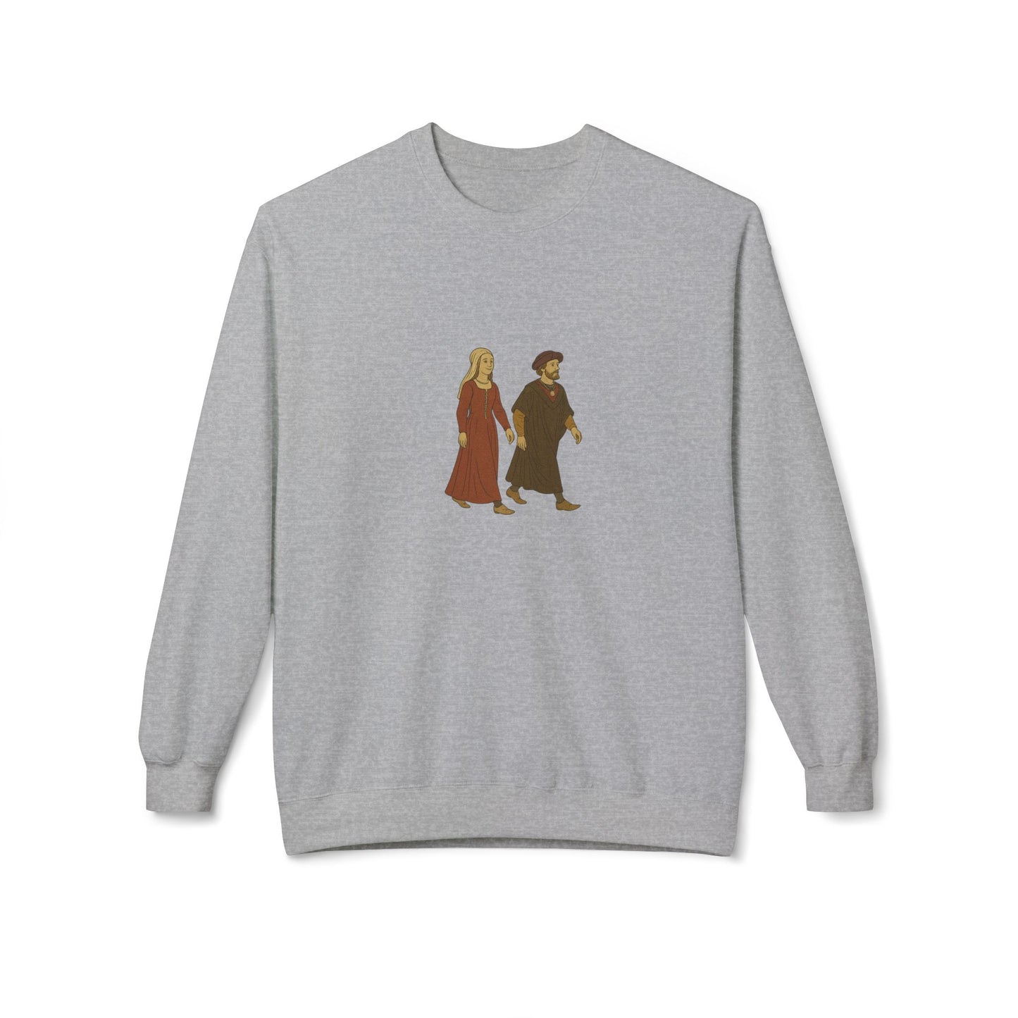 Hanseatic Art, Hansapäevad Medieval Couple Sweatshirt