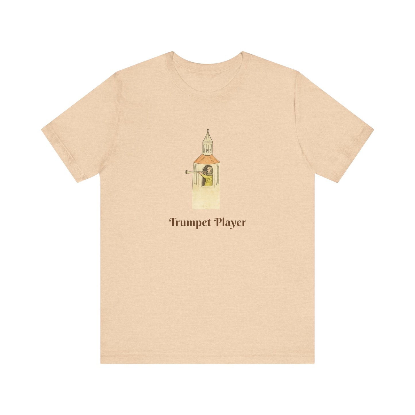 The Trumpet Player, Medieval Career Series, Peter the Bell Tower Herald T-shirt