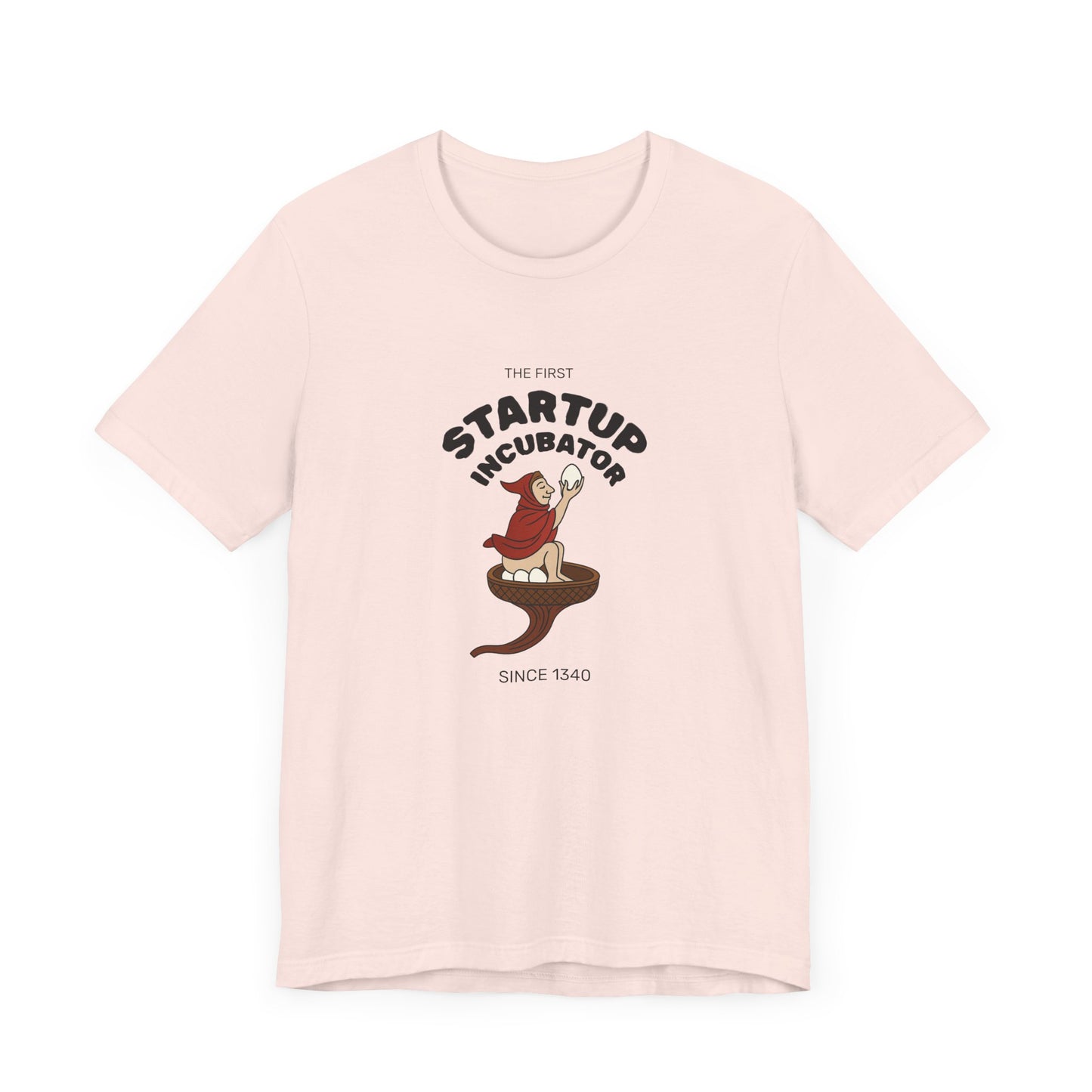 The Eggman Monk, The First Startup Incubator, Medieval Marginalia T-shirt
