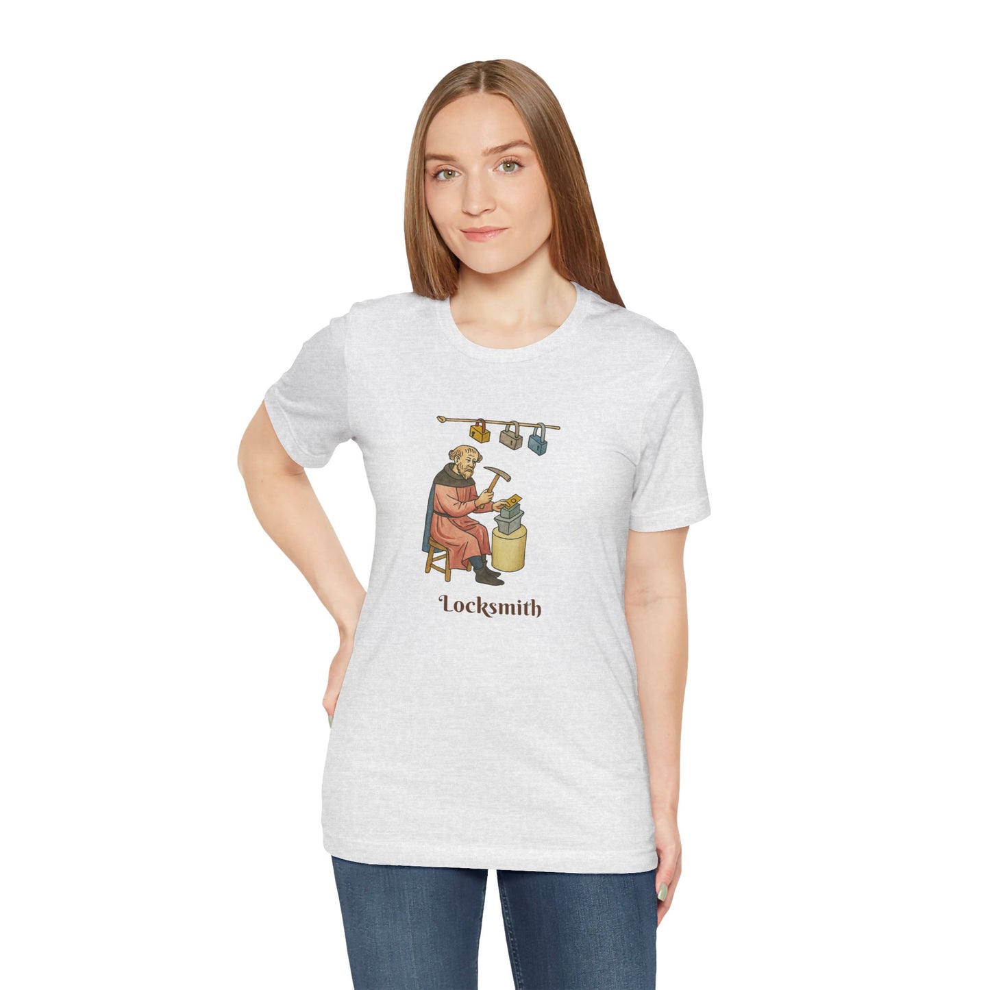 Medieval Career Series, The Locksmith Albrecht the Iron Guardian T-shirt