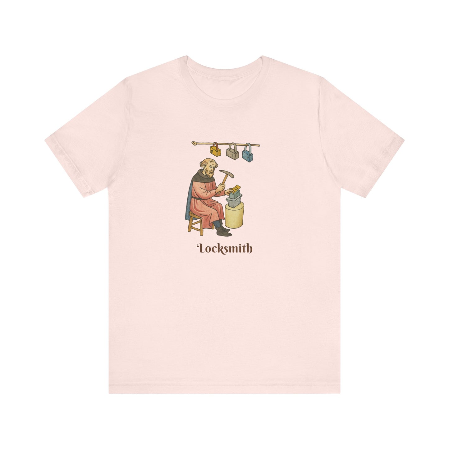 Medieval Career Series, The Locksmith Albrecht the Iron Guardian T-shirt